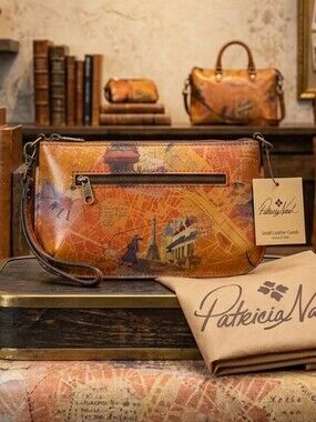 Patricia Nash Laurina Leather Crossbody Wristlet - NWT